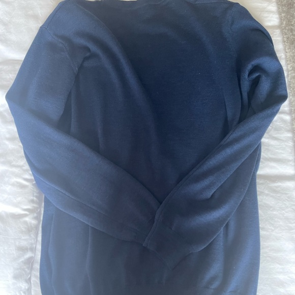 Sand Copenhagen granddad cardigan blue sweater merino wool - Picture 5 of 10